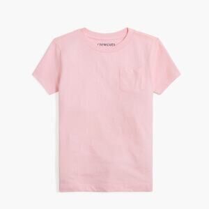 Crewcuts Short Sleeve Jersey Casual Pocket Pink Tshirt US Girls L New